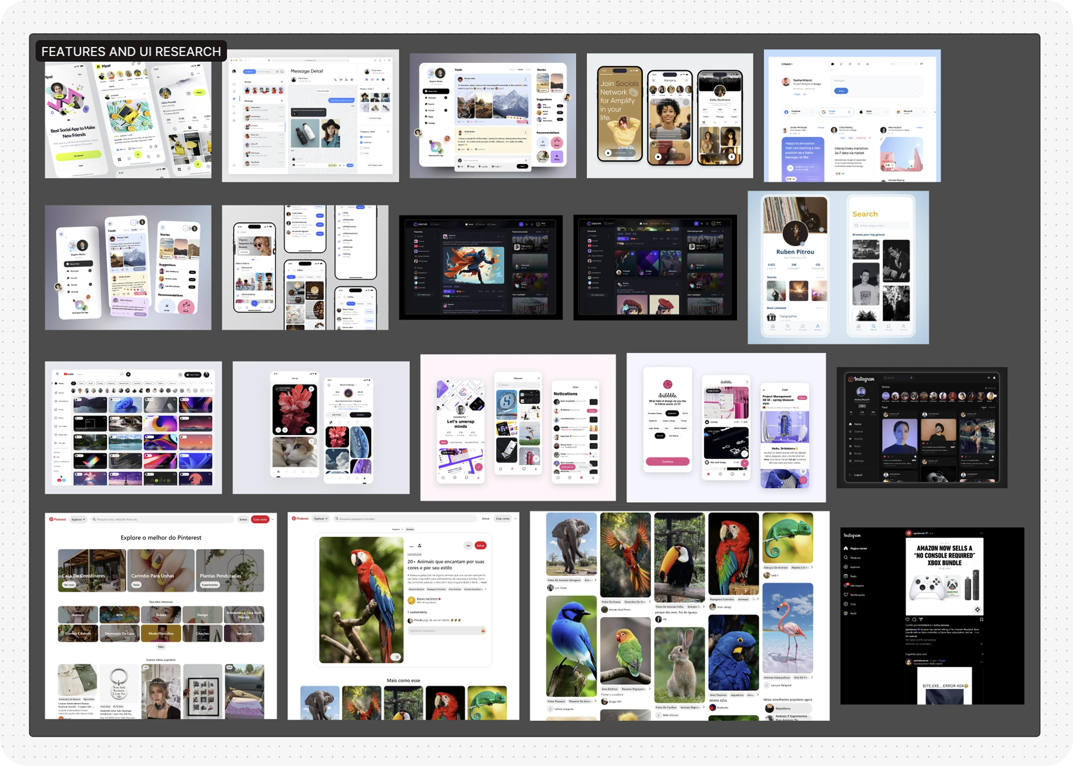 Exploring Out Loud design exploration screen